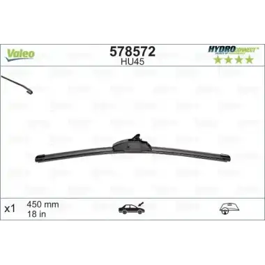 VALEO Silecek Süpürgesi Ön (Tek (450 Mm)) - VW Grubu (VW/Audi/Seat/Skoda) 578572