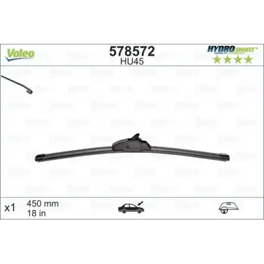 VALEO Silecek Süpürgesi Ön (Tek (450 Mm)) - VW Grubu (VW/Audi/Seat/Skoda) 578572