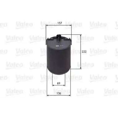 VALEO Hava Filtresi (Süngerli-silindir) - VW Grubu (VW/Audi/Seat/Skoda) 585742