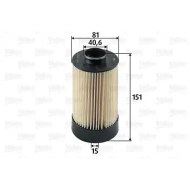 VALEO Yakıt Filtresi (Mazot Filtresi) (587935) - Fiat / Alfa / Lancia