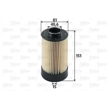 VALEO Yakıt Filtresi (Mazot Filtresi) (587935) - Fiat / Alfa / Lancia
