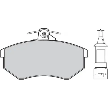 VALEO Fren Balatası Ön (Fdb774 / Gdb1048) - VW Grubu (VW/Audi/Seat/Skoda) 670016