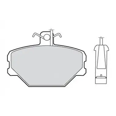 VALEO Fren Balatası Ön (670095) - Fiat / Alfa / Lancia