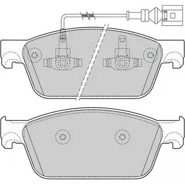 VALEO Fren Balatası Ön (Fvr4302 / Gdb1887) - VW Grubu (VW/Audi/Seat/Skoda) 670124