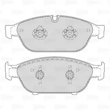 VALEO Fren Balatası Ön (Gdb1883 / Fdb4397) - VW Grubu (VW/Audi/Seat/Skoda) 671532