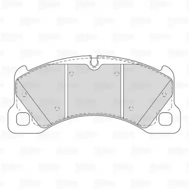 VALEO Fren Balatası Ön (671581) - VW Grubu (VW/Audi/Seat/Skoda)