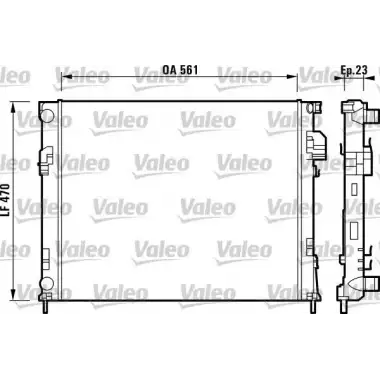 VALEO Su Radyatörü (Klimalı) (732853) - Renault / Dacia