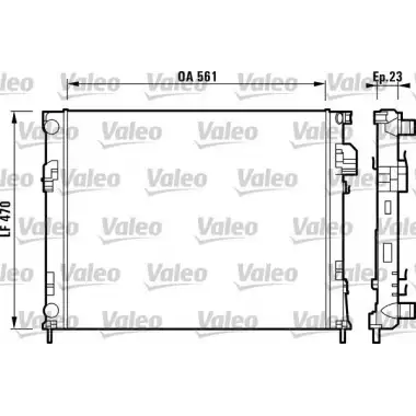 VALEO Su Radyatörü (Klimalı) (732853) - Renault / Dacia