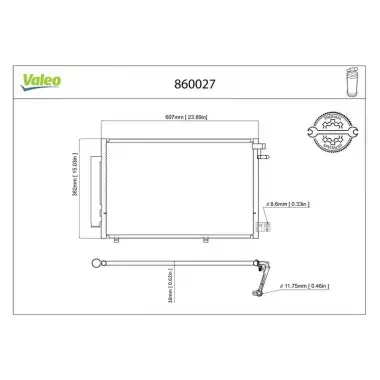 VALEO Klima Radyatörü (860027) - Ford
