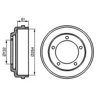 BOSCH Kampana Arka (0986477048) - Ford