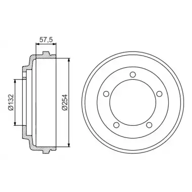 BOSCH Kampana Arka (Ö.çeker) - Ford 0986477204