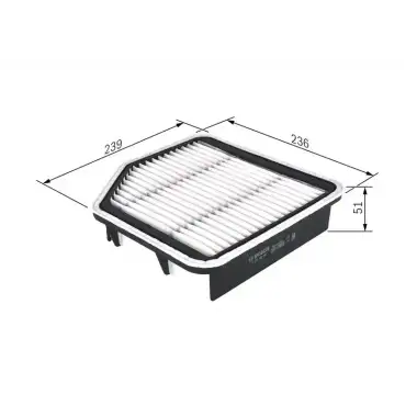 BOSCH Hava Filtresi (F026400192) - Fiat / Alfa / Lancia