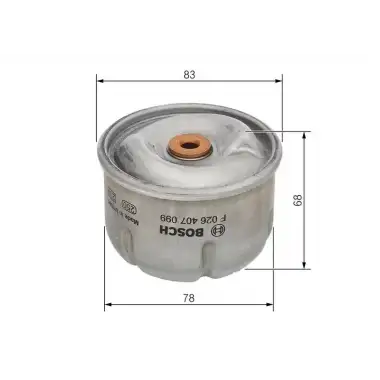 BOSCH Yağ Filtresi (140-200ps Üst) - Ford F026407099