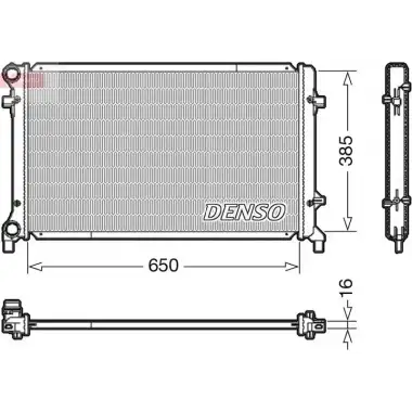 DENSO Su Radyatörü (DEN DRM02014) - VW Grubu (VW/Audi/Seat/Skoda)