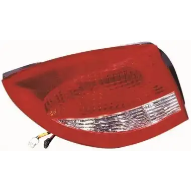 DEPO Stop Lambası Dış Sol (Beyaz-kirmizi - P21/5w/p21w/py21w) - Kore Araçları (Hyundai/Kia) 223-1913L-AE
