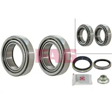 FAG Ön Teker Rulmanı (Porya Rulmanı Ön(set 2 Bilya + 2 Keçe)) - Kore Araçları (Hyundai/Kia) 713 6151 30