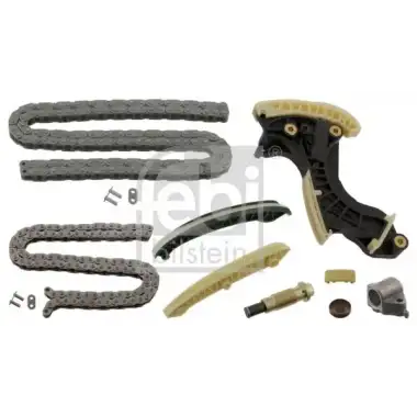 FEBI BILSTEIN Eksantrik Zincir Seti (Zincir Gergisi+gergi Yuvası +eks.zinciri +yag Pompa Zincir +4kizak+tapa) - Mercedes-Benz 44975