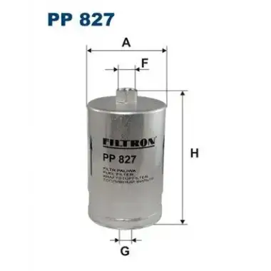 FILTRON Yakıt Filtresi (PP 827) - Fiat / Alfa / Lancia