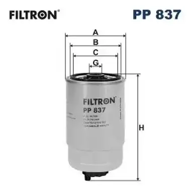 FILTRON Yakıt Filtresi (PP 837) - Opel