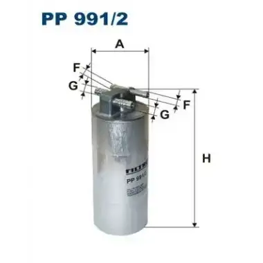 FILTRON Yakıt Filtresi (Kl659 / H335wk) - VW Grubu (VW/Audi/Seat/Skoda) PP 991/2