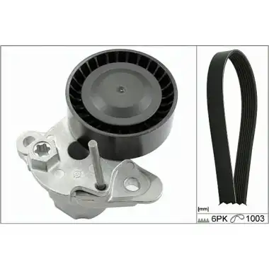 INA V Kayış Seti (534 0480 10 + 6pk1003) - VW Grubu (VW/Audi/Seat/Skoda) 529 0159 10