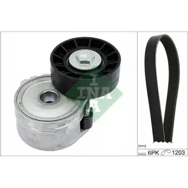 INA V Kayış Seti (6g9q 6c301 BA) - Ford 529 0226 10