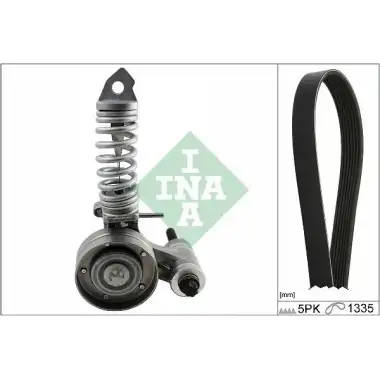 INA V Kayış Seti (V Kayışı / V Kayış Gergisi Komple) (529 0295 10) - Opel