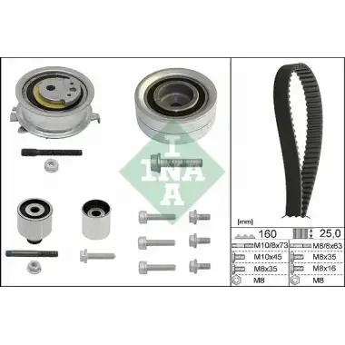 INA Triger Seti ((V Kayış Seti ile Beraber + Devirdaim)) (530 0550 50) - VW Grubu (VW/Audi/Seat/Skoda)
