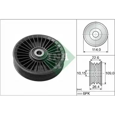 INA V Kayış Gergi Rulmanı (532 0108 10) - Mercedes-Benz