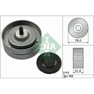 INA Eksantrik Gergi Rulmanı (Yardimci) (532 0463 10) - VW Grubu (VW/Audi/Seat/Skoda)