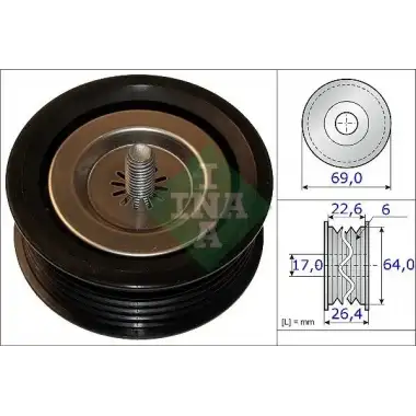 INA Eksantrik Gergi Rulmanı (532 0671 10) - Mercedes-Benz