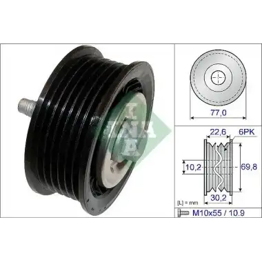 INA V Kayış Gergi Kasnağı (532 0700 10) - Opel