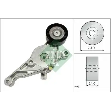 INA V Kayış Gergisi Komple (55790) - VW Grubu (VW/Audi/Seat/Skoda) 534 0151 10