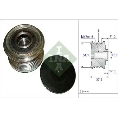 INA Alternatör Kasnağı (535 0149 10) - Fiat / Alfa / Lancia