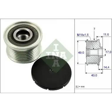 INA Alternatör Kasnağı (535 0254 10) - BMW / Mini