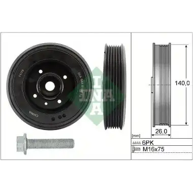 INA Krank Kasnağı (544 0158 10) - VW Grubu (VW/Audi/Seat/Skoda)