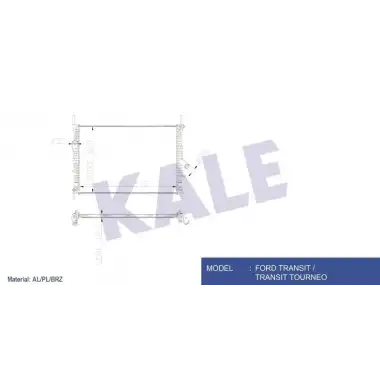 KALE Su Radyatörü (Klimasız Brazing) (0222311AB) - Ford