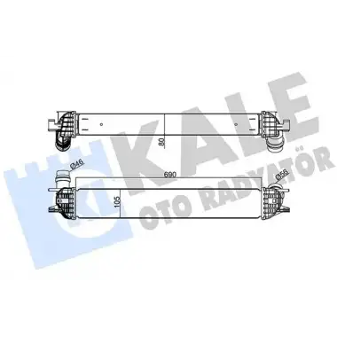 KALE Turbo Radyatörü (Intercooler) (342385) - Renault / Dacia