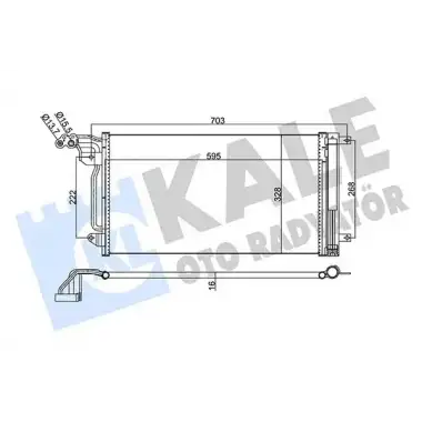 KALE Klima Radyatörü (8FC 351 309-131) - VW Grubu (VW/Audi/Seat/Skoda) 342395