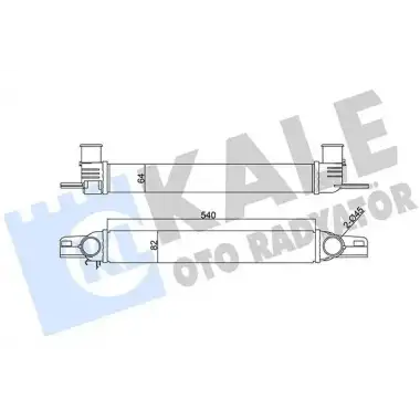 KALE Turbo Radyatörü (Turbo Radyatörü) - Fiat / Alfa / Lancia 344300