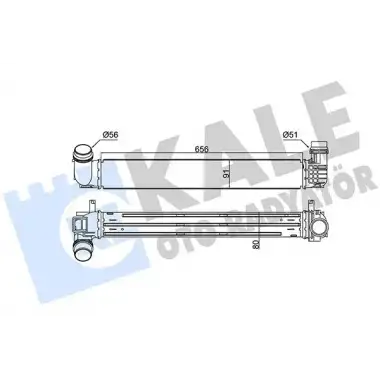 KALE Turbo Radyatörü (Intercooler) (345110) - Renault / Dacia