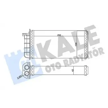KALE Kalorifer Radyatörü (346340) - Fiat / Alfa / Lancia