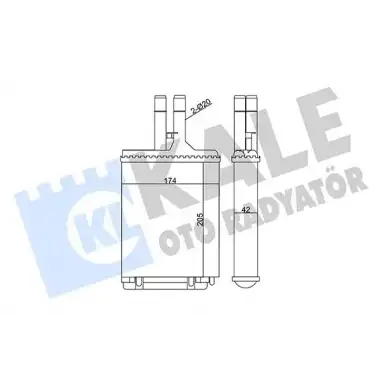 KALE Kalorifer Radyatörü (Kutu İçi Adet 1) (346675) - Opel