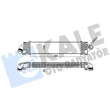 KALE Turbo Radyatörü (8v61 9l440 AC) - Ford 346900