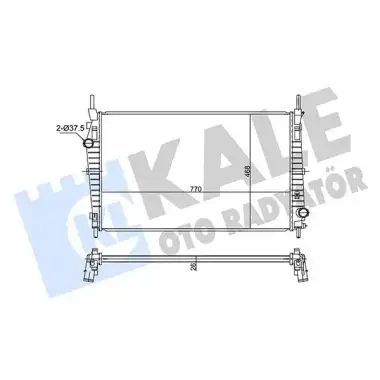 KALE Su Radyatörü (Brazing) (351275) - Ford