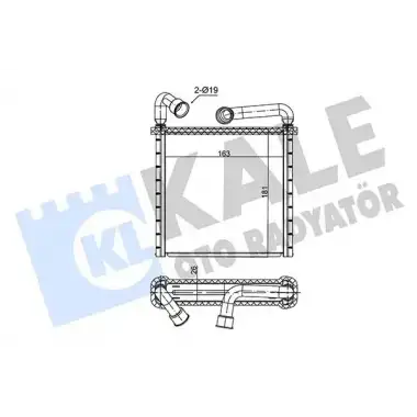 KALE Kalorifer Radyatörü (8FH 351 511-634) - VW Grubu (VW/Audi/Seat/Skoda) 352180