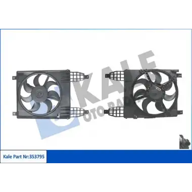 KALE Fan Motoru (Davlumbazli 390mm) (353795) - Opel