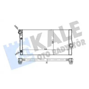 KALE Su Radyatörü (8MK 376 755-371-60769) - BMW / Mini 355685