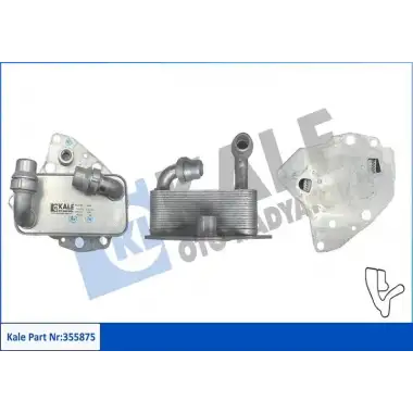 KALE Yağ Soğutucu (Tek Kartuş) (355875) - Fiat / Alfa / Lancia