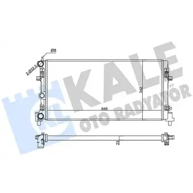 KALE Su Radyatörü (356425) - VW Grubu (VW/Audi/Seat/Skoda)